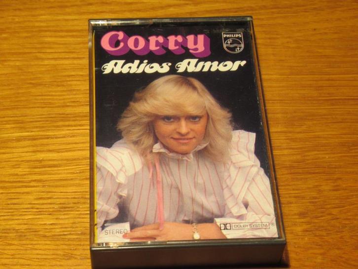 Corry Konings cassettebandje - Adios Amor, uitgave 1982, Cd's en Dvd's, Cassettebandjes, Zo goed als nieuw, Origineel, Nederlandstalig