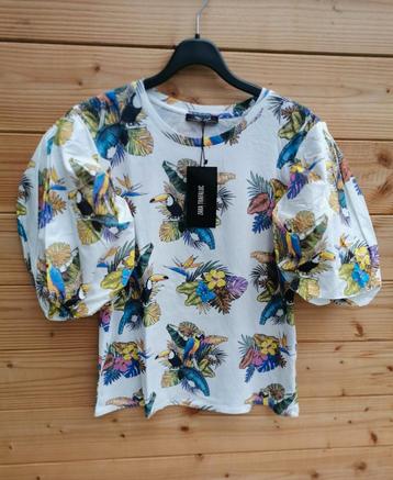ZARA top met ballonmouwen mt. S/M  beschikbaar voor biedingen