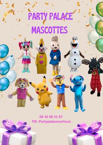Mascottes te huur beschikbaar voor biedingen