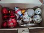 Doosje met oude kerstballen., Diversen, Gebruikt, Ophalen of Verzenden
