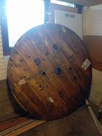 Rond Blad hout kabelhaspel - 1.80m, Ophalen of Verzenden