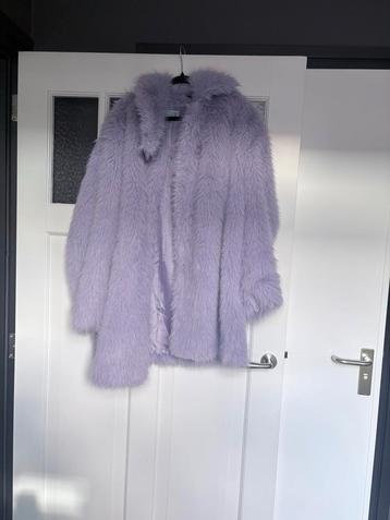 Lila Angel of Style nepbont jas - maat 48/50 beschikbaar voor biedingen