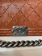Chanel Boy Flap Bag Medium Cognac, ZGAN, Limited Edition, Sieraden, Tassen en Uiterlijk, Tassen | Damestassen, Ophalen of Verzenden