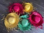 5 Stro Hoedjes / Sombrero's, Hobby en Vrije tijd, Feestartikelen, Ophalen, Zo goed als nieuw, Carnaval