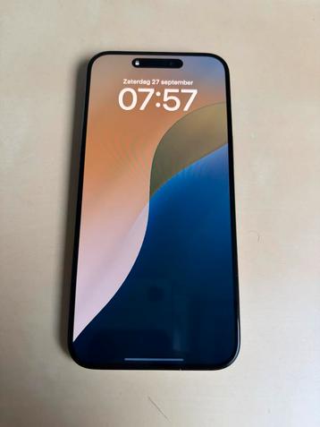 Apple Iphone 15 Pro Max. 256GB. Black. Zeer goede staat. beschikbaar voor biedingen