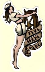 Pin Up Girl sticker #192, Verzamelen, Stickers, Verzenden, Nieuw, Overige typen