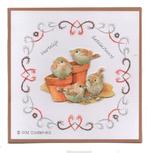 3D Kaart Verjaardag 10 Vogels, Hobby en Vrije tijd, Kaarten | Zelfgemaakt, Ophalen of Verzenden, Nieuw, Dieren