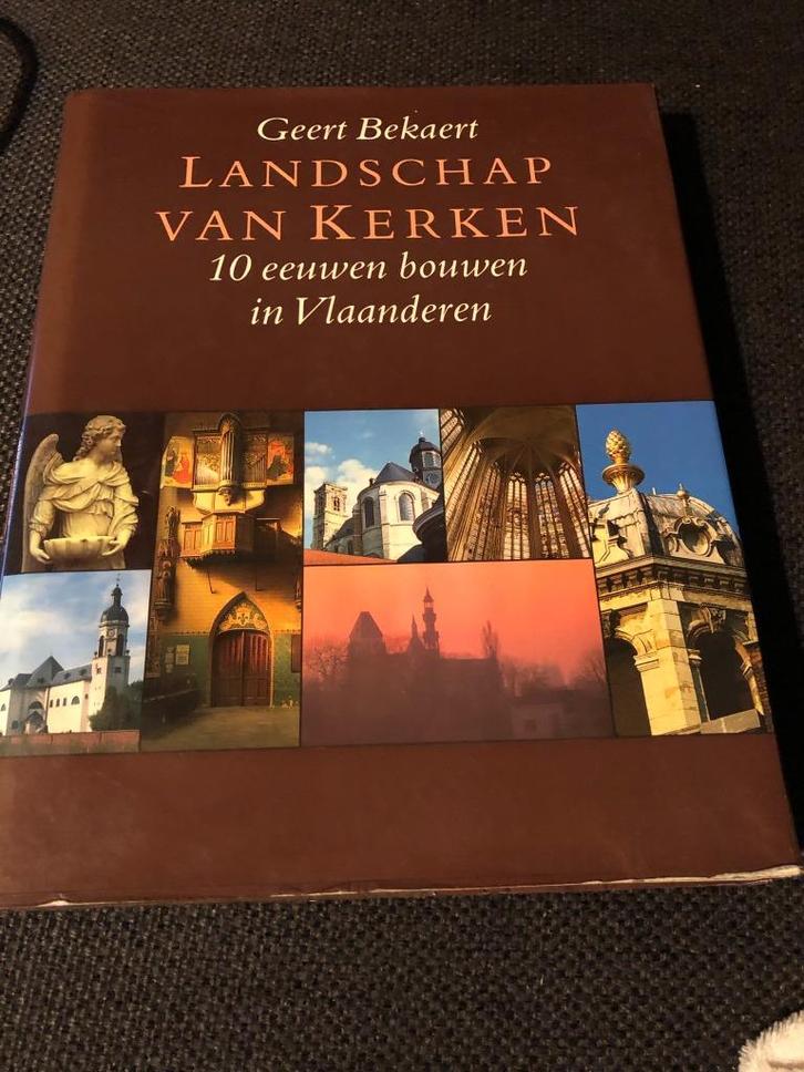 Landschap van Kerken, 10 eeuwen bouwen in Vlaanderen - Geert, Boeken, Kunst en Cultuur | Architectuur, Zo goed als nieuw, Architectuur algemeen