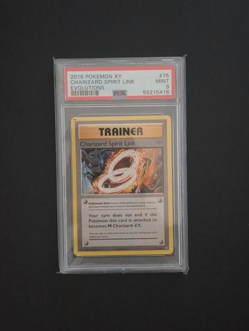 Charizard spirit link XY evolutions PSA 9 beschikbaar voor biedingen