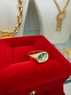 Prachtige 14 karaats gouden zegelring, Sieraden, Tassen en Uiterlijk, Ringen, Ophalen of Verzenden, Nieuw, Goud