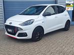 Hyundai I10 N-Line 1.0 T-GDi 100pk | Black Pack | Full Optio, Auto's, Hyundai, Gebruikt, Euro 6, 100 pk, Wit