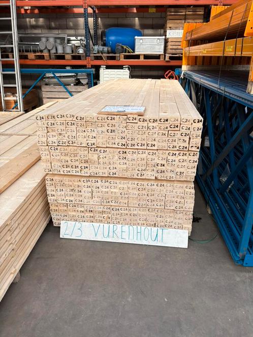 UITVERKOOP 2/3 VURENHOUT, Tuin en Terras, Palen, Balken en Planken, Nieuw, Balken, 250 cm of meer, Ophalen