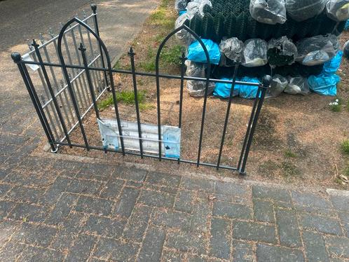 Antraciet Steekhekwerk - €10 per meter, Tuin en Terras, Tuinhekken en Hekwerk, Zo goed als nieuw, Sierhekwerk, IJzer, Ophalen
