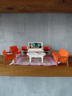 Poppenhuis meubels jaren 70 look, Verzamelen, Poppenhuizen en Toebehoren, Ophalen of Verzenden, Poppenhuis