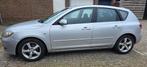 Mazda 3 (BK) 1.6-16V (105PK) Hatchback 2006 Grijs, Auto's, Voorwielaandrijving, 1160 kg, Stof, Zwart