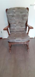 Stoel met hoge rugleuning...gratis afhalen., Ophalen, Gebruikt, Bruin, Eén