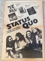 STATUS QUO live Edenhal Amsterdam A3 advertentie, Ophalen of Verzenden