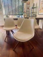 4 Stoelen VT Wonen - Charles Eames-stijl, Huis en Inrichting, Ophalen, Overige materialen, Gebruikt, Wit