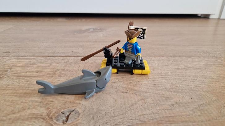 Lego piraten 6234 - vlot - Renegade's raft - vintage, Kinderen en Baby's, Speelgoed | Duplo en Lego, Gebruikt, Ophalen of Verzenden