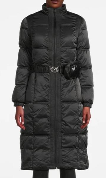 Zwarte lange GUESS Jas maat 38, NIEUW! CADEAUTIP van SINT! beschikbaar voor biedingen