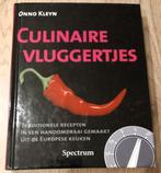 LEEGVERKOOP Culinaire Vluggertjes Kookboek Traditie Recepten, Boeken, Ophalen, Zo goed als nieuw, Onno Kleyn, Tapas, Hapjes en Dim Sum