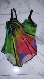 48d SUNFLAIR badpak kleurig, Kleding | Dames, Badmode en Zwemkleding, Ophalen of Verzenden, Zo goed als nieuw, Zwart, Badpak