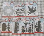 Assortiment met 7 snijmallen,  wintry christmas, Hobby en Vrije tijd, Kaarten | Zelf maken, Ophalen of Verzenden, Nieuw, Overige thema's