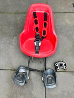 Voorzitje Bobike Go Mini rood, Ophalen, Bobike, Gebruikt, Voetsteuntjes
