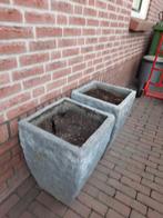 Twee bloempotten ( prijs voor twee) 17,50, Ophalen, Gebruikt, Rond, Minder dan 30 cm