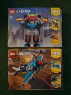 Lego Creator Sets 31124 en 31099, Ophalen of Verzenden, Zo goed als nieuw, Overige merken