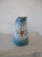 schattig emaille brocante kannetje met bloemetje, Antiek en Kunst, Antiek | Emaille, Ophalen of Verzenden