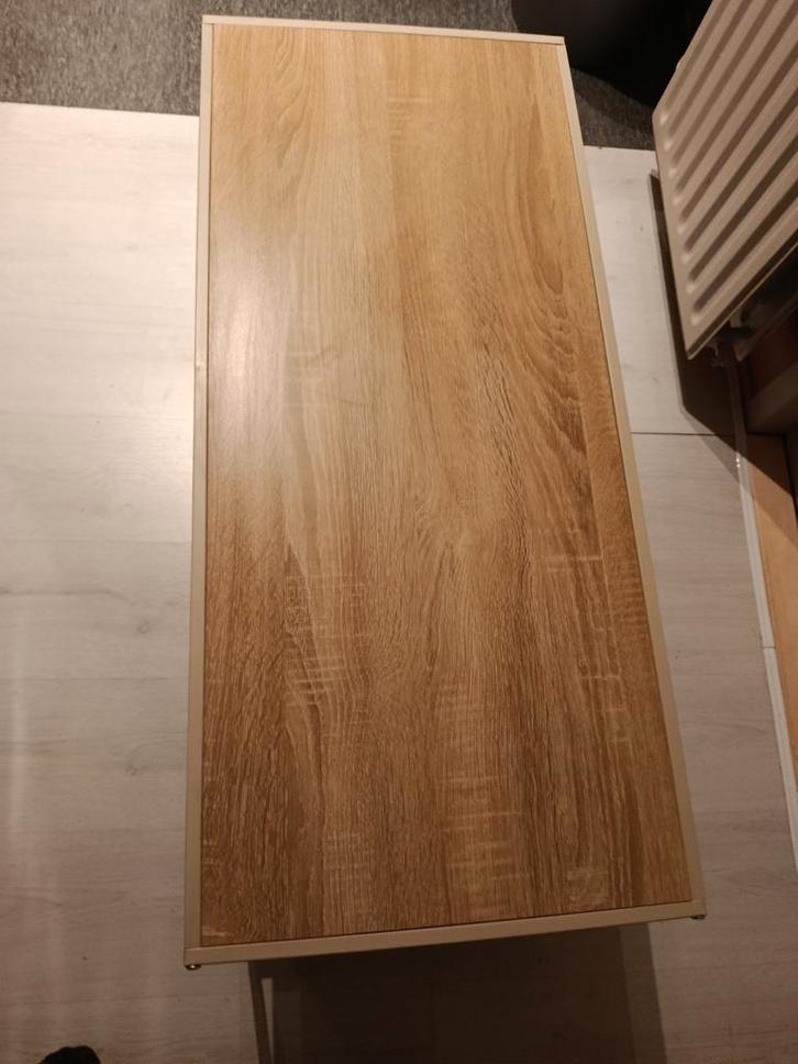 Leuke lichte salontafel, Huis en Inrichting, Tafels | Salontafels, Zo goed als nieuw, Minder dan 50 cm, 50 tot 100 cm, 50 tot 100 cm