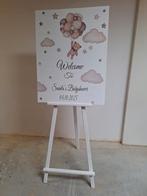 Te huur
Welkomst bord bruiloft verloving feest Schildersezel, Ophalen of Verzenden