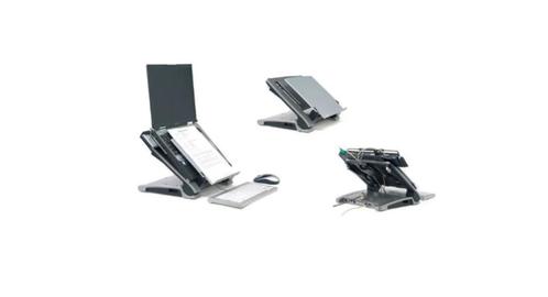 BakkerElkhuizen Ergo T340 office laptophouder Ergo T340, Computers en Software, Laptopstandaarden, Nieuw, Ophalen