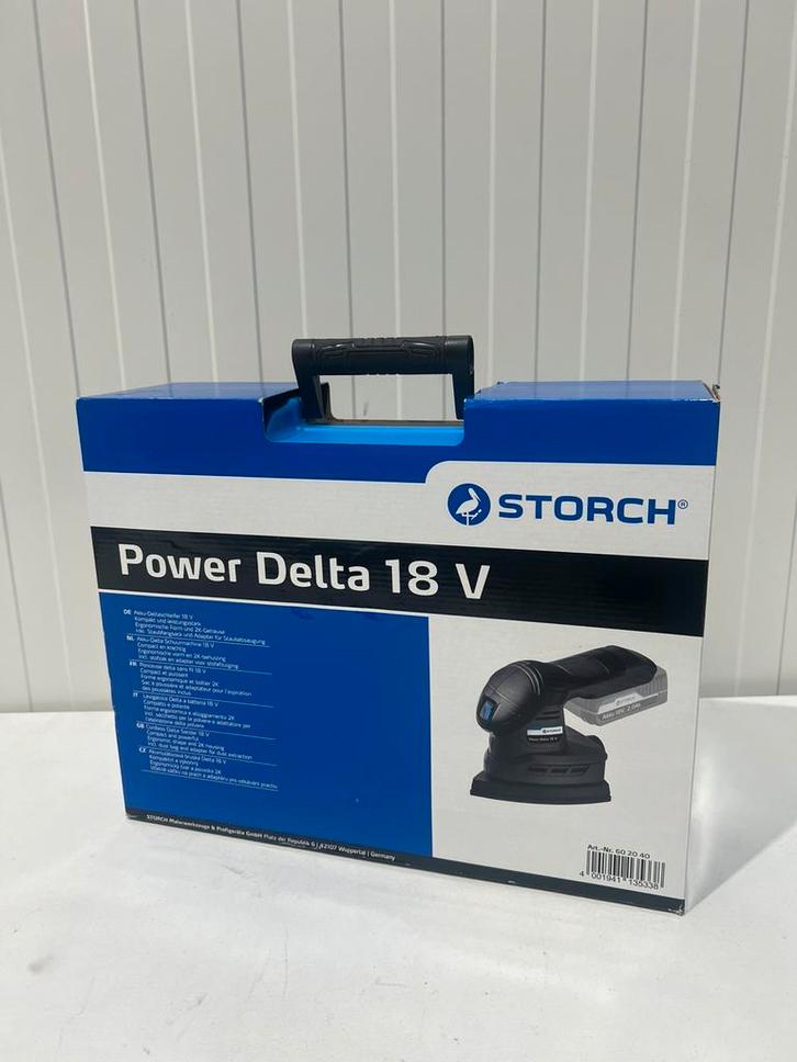 Storch Power Delta 18 V – Nieuw in doos zonder accu & lader, Doe-het-zelf en Verbouw, Gereedschap | Schuurmachines, Zo goed als nieuw