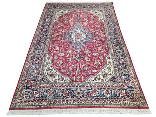 Handgeknoopt Perzisch wol Tabriz tapijt medallion 200x303cm, Huis en Inrichting, Stoffering | Tapijten en Kleden, Zo goed als nieuw