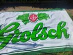Zeer  grote Grolsch vlag, Ophalen of Verzenden, Zo goed als nieuw, Reclamebord, Plaat of Schild, Grolsch