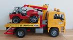 Bruder takelwagen met Jeep, Kinderen en Baby's, Speelgoed | Speelgoedvoertuigen, Ophalen, Gebruikt