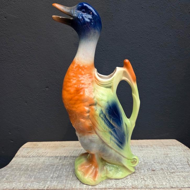 Prachtige st clement waterkan, eend, Antiek en Kunst, Antiek | Keramiek en Aardewerk, Ophalen of Verzenden