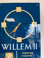 Willem II Sigaren Reclame Klok, Antiek en Kunst, Antiek | Klokken, Ophalen of Verzenden