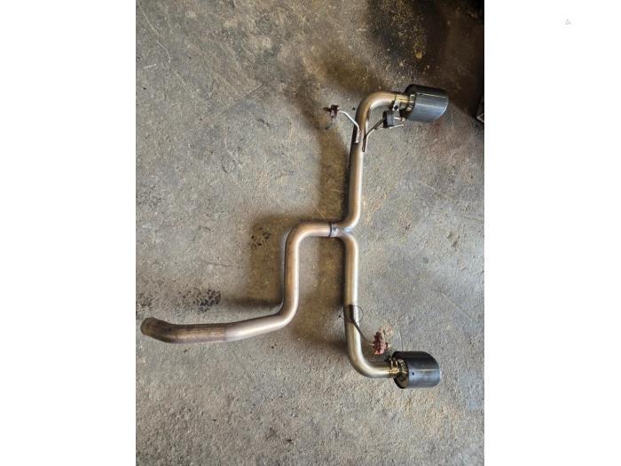 Uitlaat Einddemper van een Fiat 500 Abarth, Auto-onderdelen, Uitlaatsystemen, Gebruikt, 3 maanden garantie