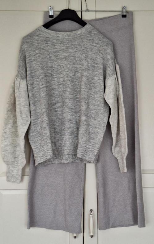 Livera nieuw grijs warm huispak lounge set twv €95, maat XXL, Kleding | Dames, Huispakken, Nieuw, Maat 46/48 (XL) of groter, Grijs