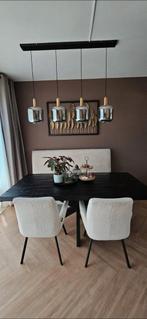 HACO eettafel+ 2 eetkamerstoelen +Eetkamerbank, Ophalen, Zo goed als nieuw, Minder dan 4 stoelen