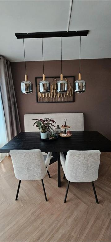HACO eettafel+ 2 eetkamerstoelen +Eetkamerbank beschikbaar voor biedingen