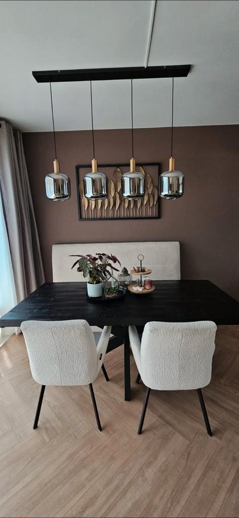 HACO eettafel+ 2 eetkamerstoelen +Eetkamerbank, Huis en Inrichting, Complete eetkamers, Zo goed als nieuw, Minder dan 4 stoelen