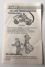 GI Joe Instructies 1989: ATV (Motorized Action Packs). NL, Gebruikt, Ophalen of Verzenden