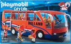 Playmobil Supportersbus Oranje 5025, Kinderen en Baby's, Speelgoed | Playmobil, Ophalen of Verzenden, Zo goed als nieuw, Complete set