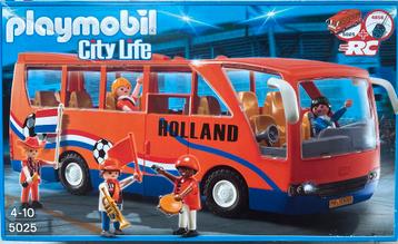 Playmobil Supportersbus Oranje 5025 beschikbaar voor biedingen