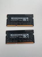 Micron 4GB DDR3L 1866MHz SO-DIMM (2 stuks) – Laptop geheugen, Gebruikt, DDR3, Ophalen of Verzenden, Laptop