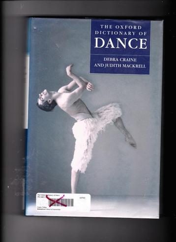 BALLET- THE OXFORD DICTIONARY OF DANCE beschikbaar voor biedingen